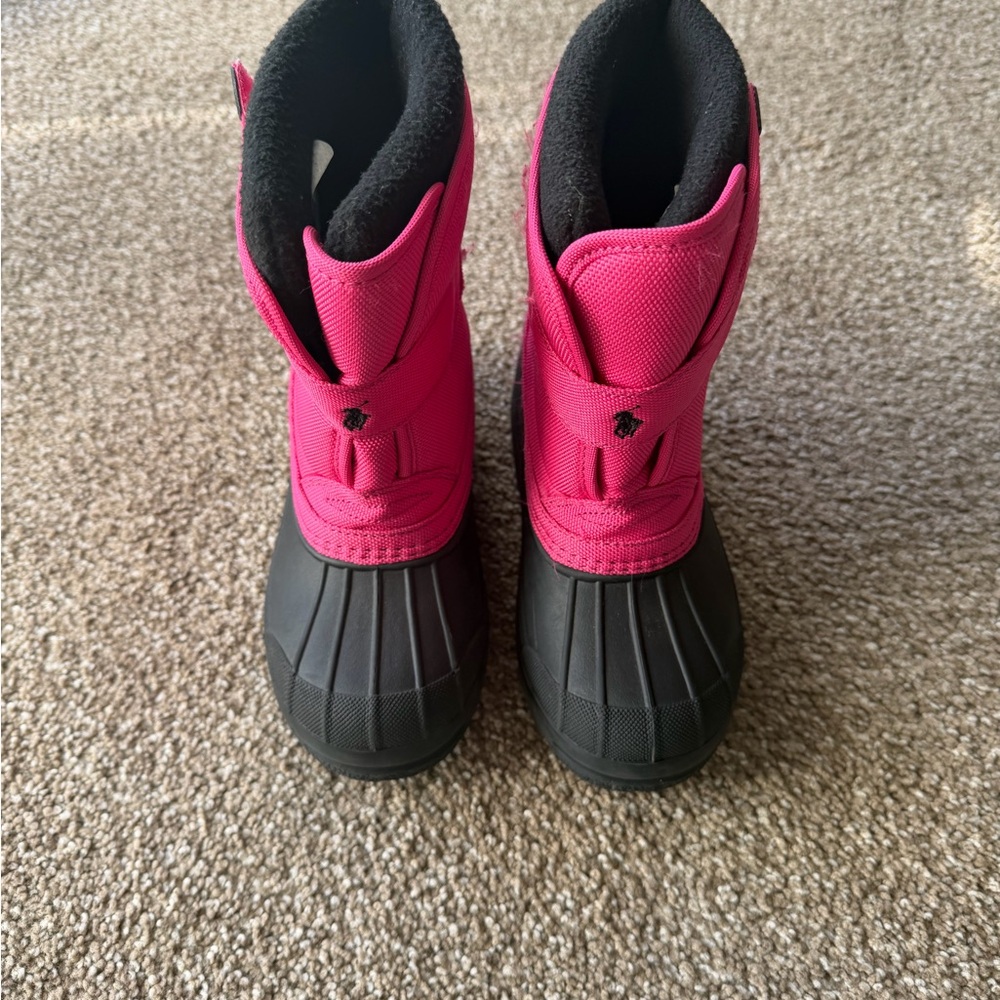 Ralph Lauren Pink and Black Kids Shoes